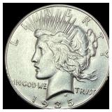 1935-S Silver Peace Dollar CHOICE BU