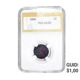 1866 Indian Head Cent PGA AU50