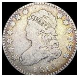 1818 Capped Bust Silver Quarter LIGHTLY CIRCULATED
