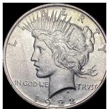 1922 Silver Peace Dollar CHOICE BU