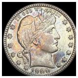 1900-S Barber Quarter CHOICE AU