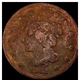 1842 Braided Hair Large Cent NICELY CIRCULATED