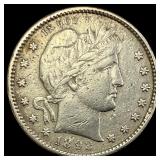 1892-S Silver Barber Quarter HIGH GRADE