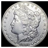 1904-S Silver Morgan Dollar NEARLY UNCIRCULATED