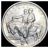 1925 Silver Half Dollar Stone Mountain CLOSELY UNC