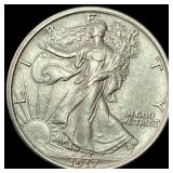 1917 Walking Liberty Half Dollar CLOSELY  UNCIRCU