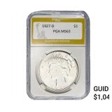 1927-D Silver Peace Dollar PGA MS63