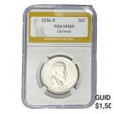1936-D Cincinatti Half Dollar PGA MS65