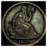 1837 Seated Liberty Half Dime LIGHTLY  CIRCULATED