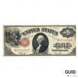 1917 $1 US Large Note Red Seal