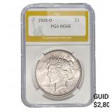 1926-D Silver Peace Dollar PGA MS66