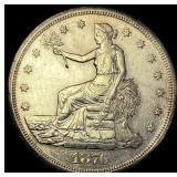 1876-S Silver Trade Dollar CLOSELY  UNCIRCULATED