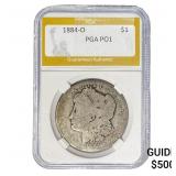 1884-O Morgan Silver Dollar PGA P01