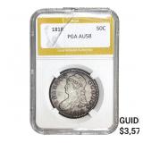 1818 Capped Bust Half Dollar PGA AU58