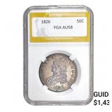 1826 Capped Bust Half Dollar PGA AU58