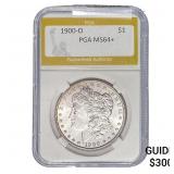 1900-O Morgan Silver Dollar PGA MS64+