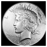 1927-S Silver Peace Dollar CLOSELY UNCIRCULATED