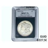 1891-CC Morgan Silver Dollar GG MS67 PL