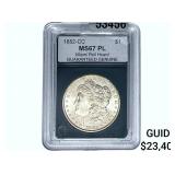 1882-CC Morgan Silver Dollar GG MS67 PL