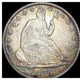 1876 Seated Liberty Half Dollar NEARLY UNCIRCULATE