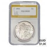 1903 Morgan Silver Dollar PGA MS65