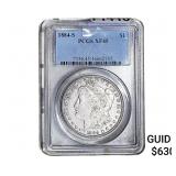 1884-S Morgan Silver Dollar PCGS XF45