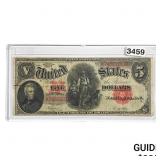 1907 $5 Woodchopper Large Banknote