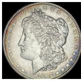 1887 Morgan Silver Dollar NEARLY UNCIRCULATED