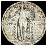 1918-S Silver Standing Liberty Quarter NEARLY UNCI