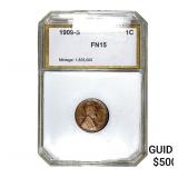 1909-S Wheat Cent PCI FN15