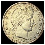 1916-D Silver Barber Quarter CLOSELY UNCIRCULATED