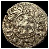 1261-1325 Portugal Crusades Dinis I SIlver Dinero