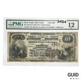 1882 $10 New York The Western NB of US PMG F 12