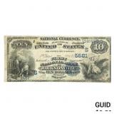 1900 $10 National Bank of Jacksonville Large Note