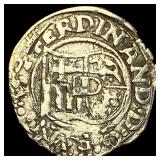 Ferdinand I 1526-1564 Silver Denar Hungary. HIGH G