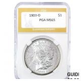 1903-O Morgan Silver Dollar PGA MS65