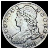 1833 Capped Bust Half Dollar LIGHTLY CIRCULATED