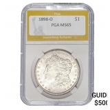 1898-O Morgan Silver Dollar PGA MS65