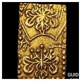 1868-1869 Japan Gold 2 Bu .048 AGW CLOSELY UNCIRCU