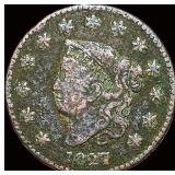 1827 Coronet Head Large Cent NICELY  CIRCULATED