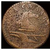 1786 New Jersey Copper Coin NICELY CIRCULATED