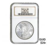 1879-S Morgan Silver Dollar NGC MS64
