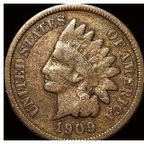1909-S Indian Head Cent NICELY CIRCULATED