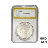 1899 Morgan Silver Dollar PGA MS64