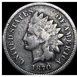 1870 Indian Head Cent NICELY CIRCULATED