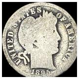 1895-O Silver Barber Dime NICELY CIRCULATED