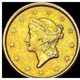 1850 $1 Gold Dollar Type 1 CLOSELY UNCIRCULATED