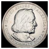 1893 Silver Columbian Half Dollar CHOICE BU