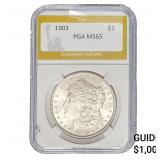 1903 Morgan Silver Dollar PGA MS65