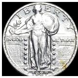 1927 Standing Liberty Silver Quarter NEARLY UNCIRC